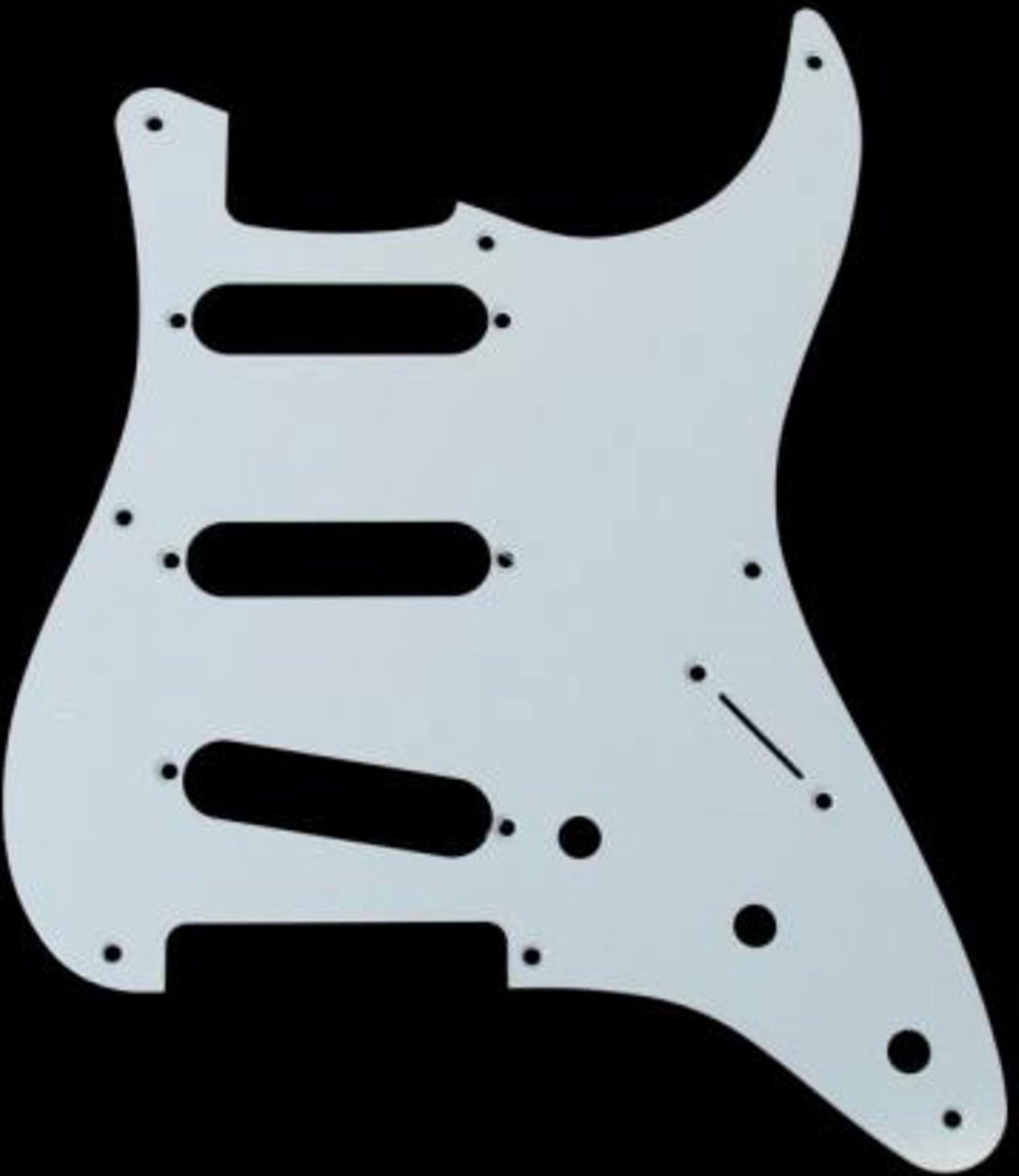 Fender Pickguard Strat 57 Vintage wit 1-Ply