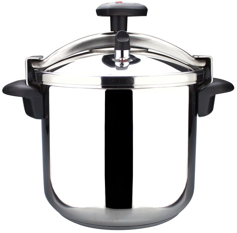 Magefesa Star 6L Snelkookpan - Zwart/RVS