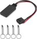 Duokon Module Bluetooth AUX-IN Câble Adaptateur Audio Sans Fil pour Ford Focus-Mondeo-Fiesta 6000 CD