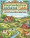Cozy Country Farm Coloring Book for Adults