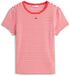 Tommy Hilfiger Tommy Jeans T-shirt Dames S Katoenmix Korte Mouw Rood Lente/Zomer 2026