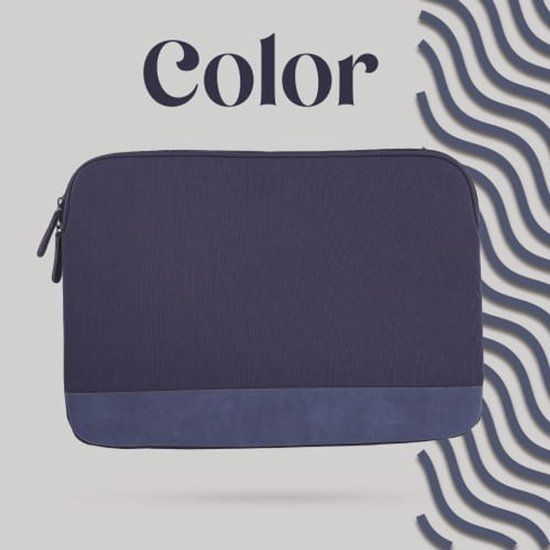 T'nB SLCOLOR14BL laptoptas 35,6 cm (14") Opbergmap/sleeve Blauw