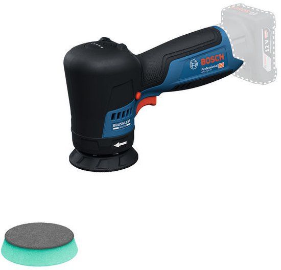 Bosch Professional GPO 12V-77 Roterende accu polijstmachine 77 mm 12V Basic Body