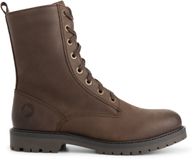 Travelin' Bossvika Dames - Veterboots met rits - Nubuck - Donkerbruin