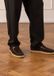 Manfield - Heren - Donkerbruine suède espadrilles - Maat 43