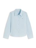 Tommy Hilfiger Summer Poplin Ls Boxy Breezy Blue Taille: 40