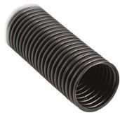RS PRO Lege buis kunststof, Ø 16 mm nom. flexibel, zwart A ø 16 mm I ø 10,7 mm x 25 m, verpakking van 25 meter