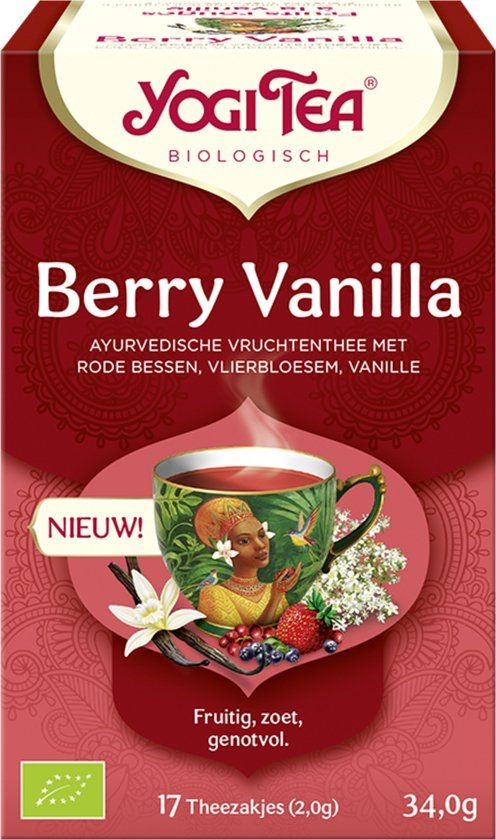 Yogi Tea Berry Vanilla Bio - Biologische Kruidenthee met Zoete Bessen en Vanille