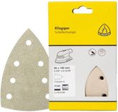 Klingspor PS 33 CK k120 Kleinverpakking delta Schuurpapier, met klittenband voor verf, lak, KLEIN-Spachtelmasse, hout