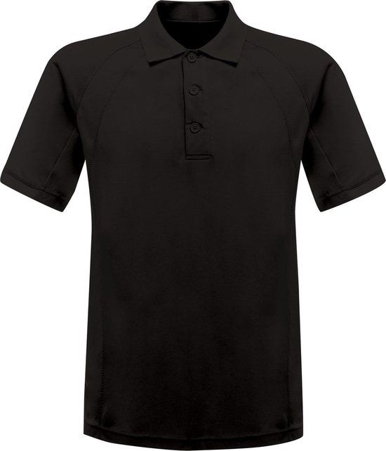 Regatta Coolweave Polo - Heren - Zwart - Maat M
