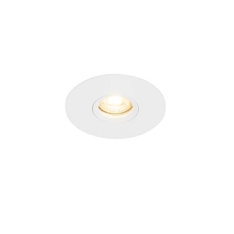 QAZQA Buco - Moderne Inbouwspot - Wit - Ø 120 mm