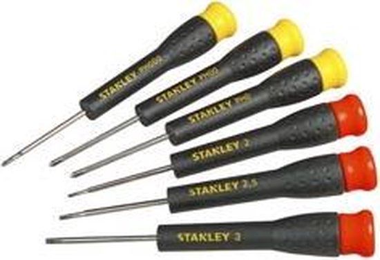 Stanley Precisie Schroevendraaierset (Parallel 2-3 & PH) 6-delig