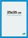 Your Decoration - Cadre photo 25x35 cm - MDF - Bleu clair - Mura