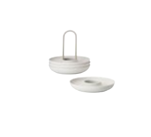 Zone 332023 Egg Cup Grey Metal Silicone 9.5cm