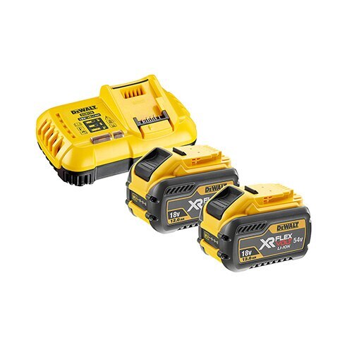 DeWALT DeWALT DCB118Y2-QW 18V / 54V Li-ion FlexVolt Accu Starterset (2x 18V / 54V 12.0Ah)