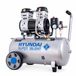 Hyundai Compresseur silencieux 50 litres – 8 bar, 232 l/min et sans huile | SAC55753