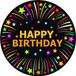 Bellatio Decorations Happy Birthday Onderzetters/Bierviltjes - 25 stuks