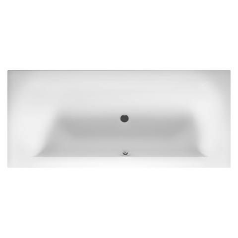 RIHO Linares ligbad 170x75cm rechthoek velvet white (mat wit)