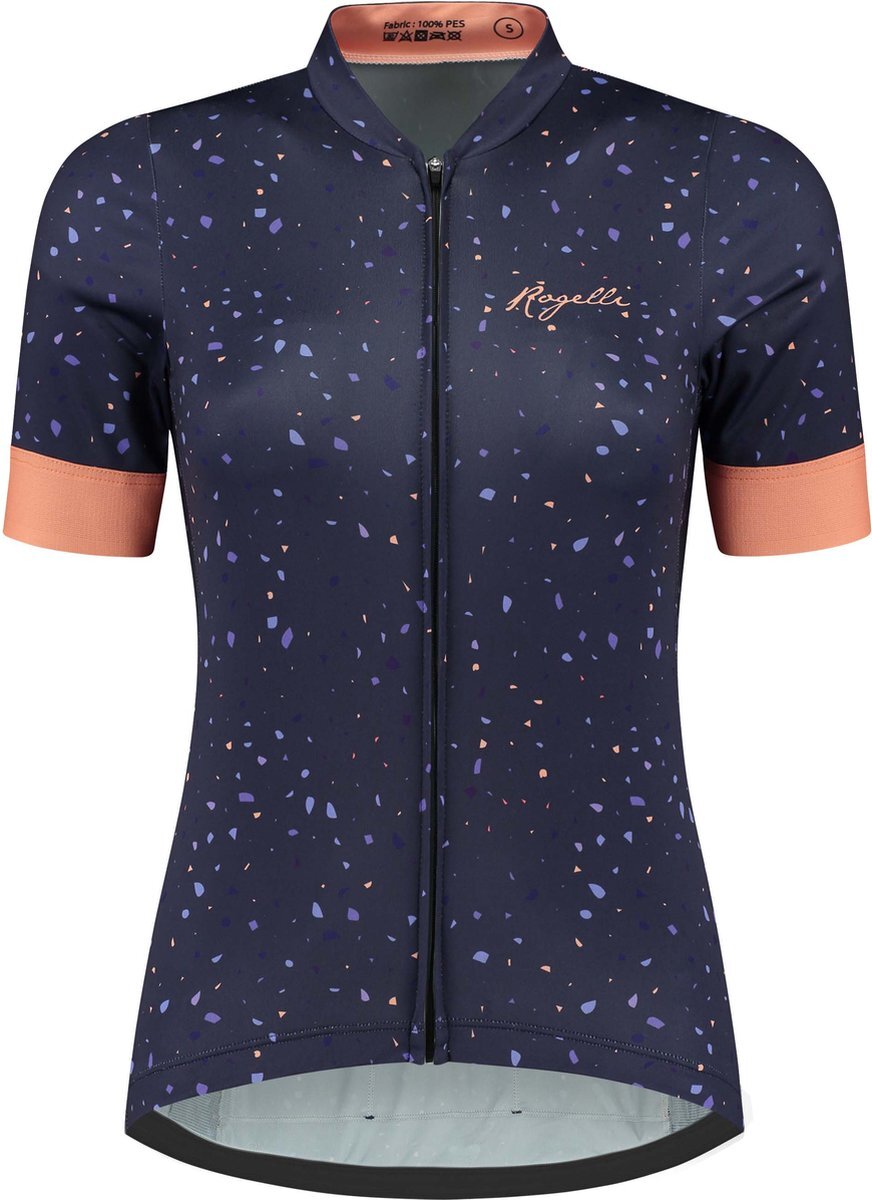 Rogelli Terrazzo Fietsshirt Dames Paars - Maat L