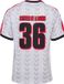 hummel Hmlsoad Tour 26 Berlin Jersey S/S Unisexe Adultes 3XL Blanc Rayé Manches courtes Polyester Col rond Coupe regular