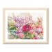 LANARTE Borduurpakket Kruissteek Schilderij HELDERE BLOEMEN Handwerkpakket voor Wanddecoratie 47 x 37 cm
