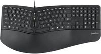 Perixx Periboard-330 Bedraad Ergonomisch Gesplitst Toetsenbord - Zwart - QWERTY/US