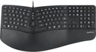 Perixx Periboard-330 Bedraad Ergonomisch Gesplitst Toetsenbord - Zwart - QWERTY/US