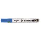 Rayher 38830374 krijtmarker, wigpunt 2-6 mm, azuurblauw