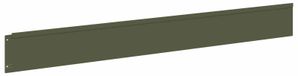 Bordure de pelouse Acier vert olive 20 pièces 100 x 12 cm