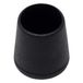 Adsamm® 16 x stoelpootdoppen/zwart/ø 15-16 mm/rond/beschermkappen voor stoelpoten/buisdoppen voor ronde stoelpoten