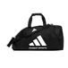 adidas Adidas Uniseks 2-in-1 sporttas voor volwassenen, Zwart/Wit, Sporttas