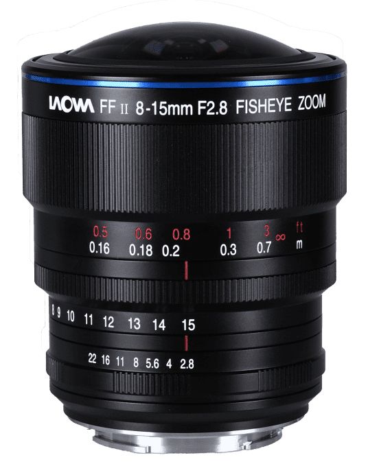 Laowa 8-15mm f/2.8 FF Zoom Fisheye Lens - Sony FE - Black