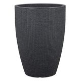 Scheurich Barceo High 54 Stony Black Stony Black, gemaakt van gerecycled kunststof, voor buiten