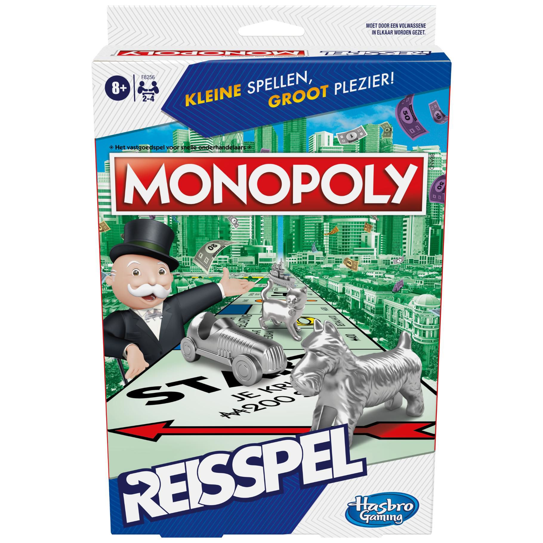 Monopoly Reisspel Bordspel - Economische simulatie - 8+ jaar - 2-4 spelers