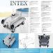 INTEX - Nettoyeur de piscine - automatique - hors sol - piscine