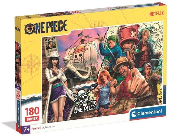 Clementoni One Piece Netflix Puzzel 180 Stukjes