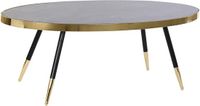 DKD Home Decor Bijzettafel Kristal Staal (110 x 50 x 41,5 cm)