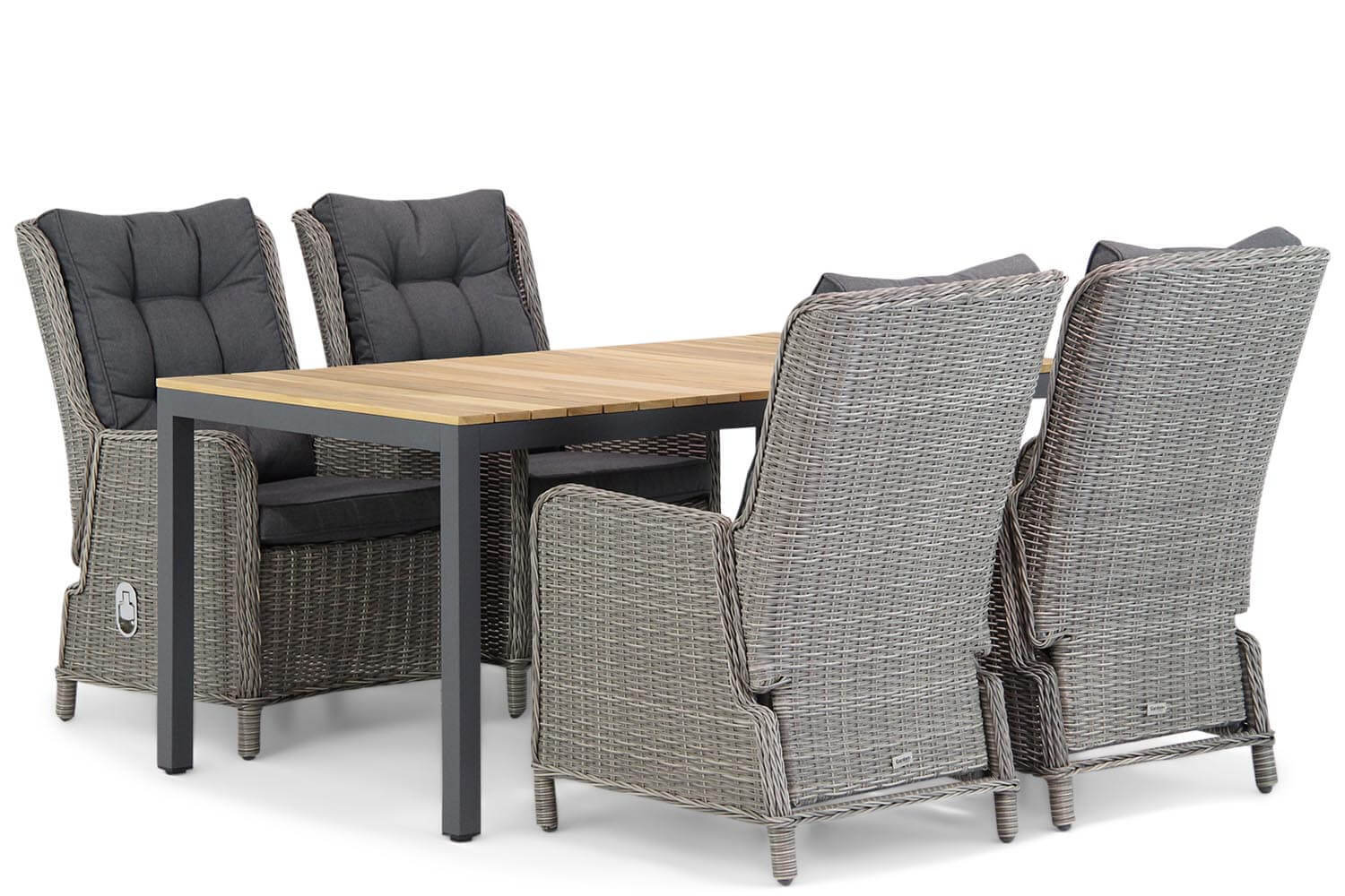 Garden Collections Kingston/Mazzarino 160 cm dining tuinset 5-delig