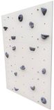 Create for you® – Mur d'escalade, panneaux de 150 x 100 cm, 15 prises grises, escalade à domicile, équipement de fitness pour la maison, jeux de mouvement pour enfants, blanc, ensemble