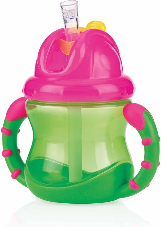 Nuby Flip It Antilekbeker Groen groen