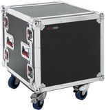 Houten Gator Cases G-TOUR 10U CAST Standard Audio Road Rack w/ Casters