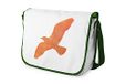 Bonamaison Digitaal bedrukte Messenger schooltas met kaki riem voor meisjes en jongens, boodschappentassen voor scholieren, schoudertassen, grootte: 29x36 cm