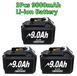 Batteriepack Reservebatterie 3-delige set Lithium-ion 18 V 9000 mAh Compatibel met BL1830, BL1840, BL1850, BL1860