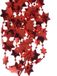 Decoris Kaemingk B.V. Kerstslingers - rood - sterren - 270 cm - guirlande kralenslingers/kerstdecoratie