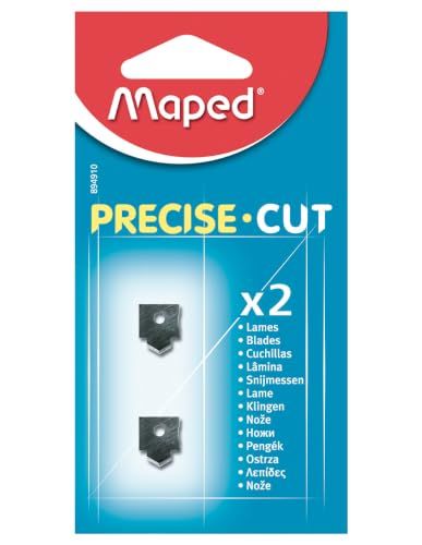 Maped - Reservemesjes voor Precise Cut snijmachine - Blisterverpakking van 2 stuks