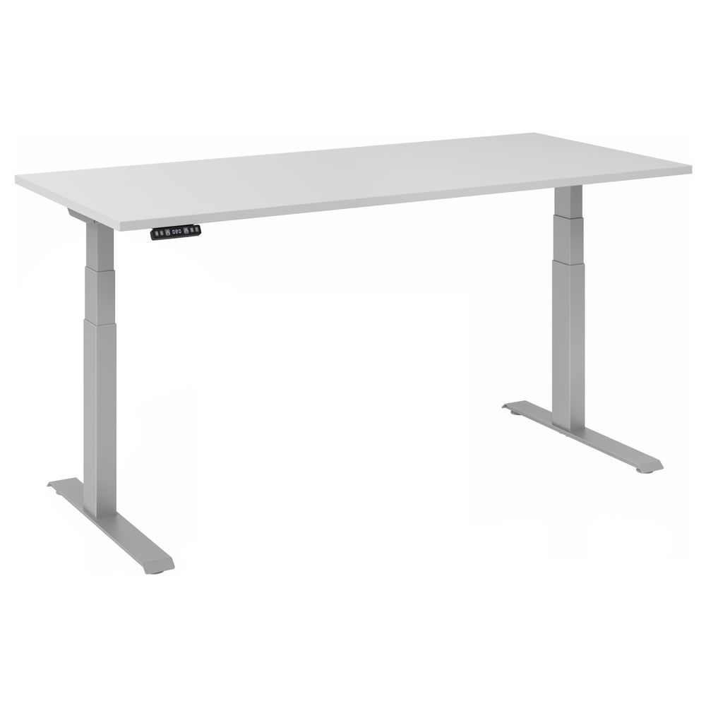 hjh OFFICE PRO XDKB 19 S | 180x80 Elektrisch in hoogte verstelbaar - Grijs