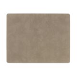 LIND DNA Set de table Square Nupo 35x45 cm gris nomade