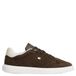 Tommy Hilfiger suède sneakers met logo - bruin