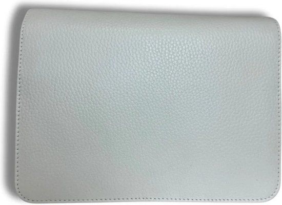 Leather Design Revival Vintage 1788 Leren Crossbody Tas - Wit