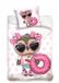 Carbotex Lit pour enfant 160x200 cm avec Chouette - Coton